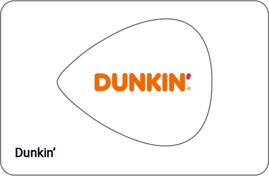 Dunkin’ gift card