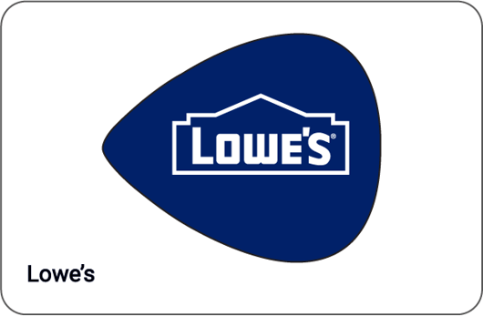 Lowe's gift card