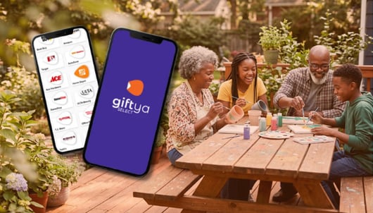GiftYa Select, one gift good at 13,000+ brands.