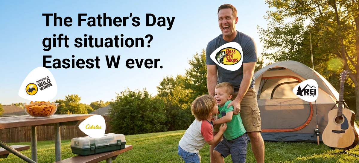 The Father's Day gift situation? Easiest W ever.