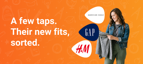 A few taps. The new fits, sorted — GiftYa with back-to-school fashion brands